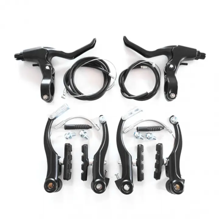 Set De Frenos V Para Bicicleta De Montaña Y Carretera Aluminio Accesorios De Ciclismo Freno Delantero Y Trasero - 1