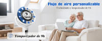 Aigostar Ventilador de Pie con Mando a Distancia, Temporizador 9h, 24W, Oscilante 135°, 9 Velocidades, 3 Modos, Altura Ajustable (61/109 cm). Silencioso, Pantalla LED - details 5