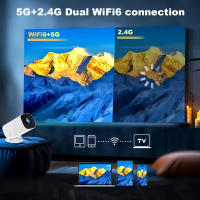 Proyector De LED HD Portátil 4K 1280x720P Android Para Cine En Casa Con Altavoz Y Salida HDMI USB Resolución Óptica 1920x1080dpi - details 2