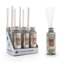 La Casa de los Aromas - Ambientador Mikado Aroma Marsella - Set Difusor Líquido para Reposición con Varillas - Fragancia Duradera - Ideal para el Hogar, Baño, Casa - 6 x 100 ml - details 0