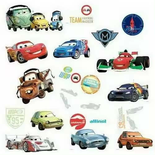 Vinilos adhesivos para pared  Disney - Cars 2 - Personajes Raíz MERCHAN-STORE Decoración - 1