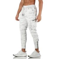 Nuevos Pantalones De Entrenamiento Para Hombre 2024 Primavera Y Otoño Color Sólido Deportivos Cómodos Para Exterior Y Fitness Con Bolsillos De Camuflaje - details 47