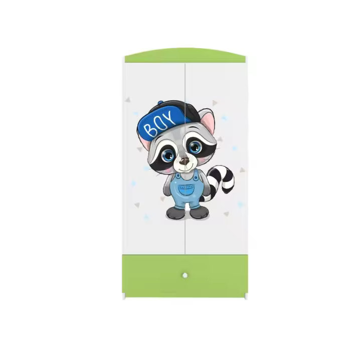 Roupeiro Kocot Kids BabyDreams Raccoon Green - 1