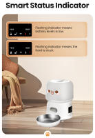 ROJECO 3L Dispensador Automático Para Mascotas Alimentador Inteligente Para Gatos Con Control Remoto WiFi Feeding Dispenser Para Perros Y Gatos - details 7