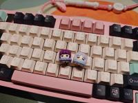 Keycaps De Anime beyond Journey's End Resina Artisanal Frieren Phelan Perfil Cherry Para Teclados Mecánicos Regalos - details 1