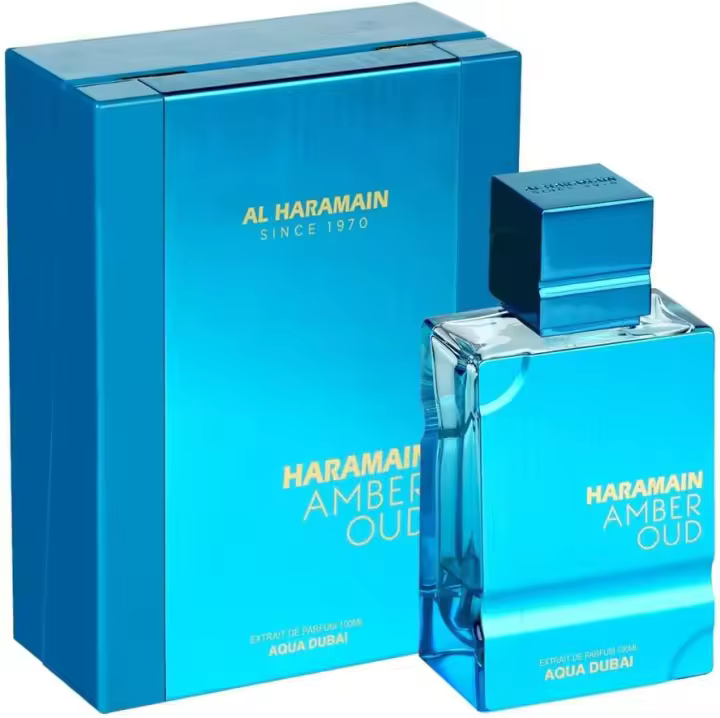 Al Haramain Aqua Dubai Extrait de Parfum 100ml Original – Perfume Unisex Fresco Acuático, Larga Duración - 1
