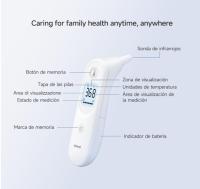 Termómetro de oído Yuwell para niños y adultos, termómetro digital por infrarrojos ideal para uso doméstico, lectura precisa instantánea y alarma de fiebre con estuche de almacenamiento - details 2