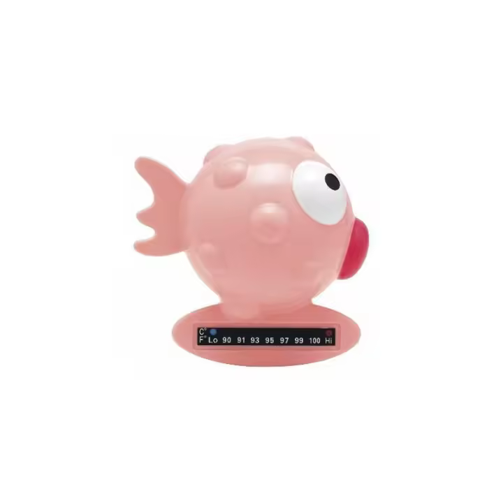 CHICCO TERMOMETRO BAÑO PEZ ROSA - 1