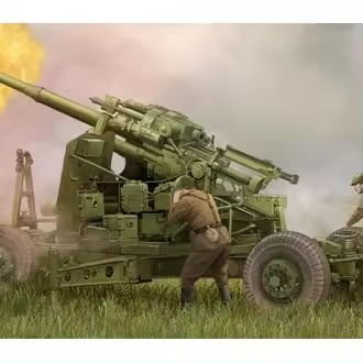 TROMPETER 02349 SOVIÉT 100mm GUN DEFENSA AÉREA KS-19M2 1/35 - 1