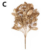 Rama De Pino Artificial Dorada 1PC Guirnalda De Navidad Decorativa Para Árbol De Navidad Adorno De Hogar Y Año Nuevo - details 4