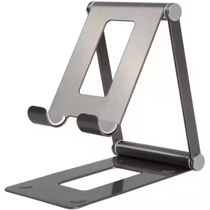 Soporte para teléfono, soporte para tableta, base ajustable para teléfono: Escudio Universal de Aluminio, soporte, para escritorio base compatible con iPhone 14 Pro Max Plus - 1