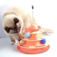 Juguetes Para Gatos Autoentretenimiento Palos De Entretenimiento Plásticos Disco Volador Herramientas Divertidas Para Gatos Y Gatitos - details 2