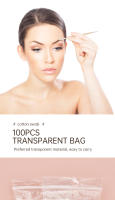 300/500pcs Algodón Swabs Doble Cabeza Con Palitos De Madera Médicos Para Nariz Y Oídos Limpiador Microbush Herramienta De Belleza Para Maquillaje - details 5