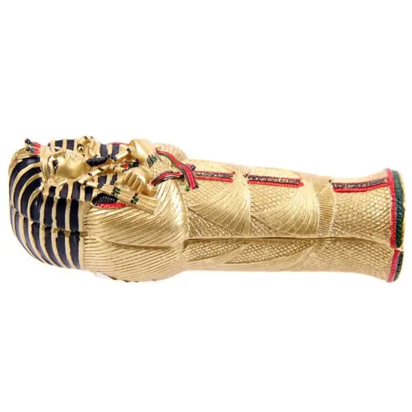 Figura Egipto Sarcófago Egipcio Mediano, Figura de decoración para el hogar con motivos egipcios. - 1
