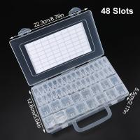 Caja De Almacenamiento Para Bricolaje Zuasnhihua 32/40/42/48/56/64pcs Con Cuentas De Diamante Pendientes Joyería Accesorios Contenedor De Arte - details 7