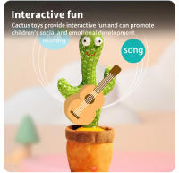 Juguete Musical Y Educativo De Cactus Inteligente Para Niños Que Danza Graba Y Habla Interactivo Para El Aprendizaje Divertido - details 5