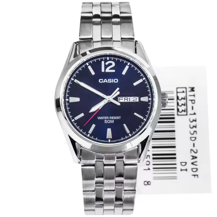 Reloj Casio mtp-1335d-2a correa de acero 50m water resist - 1