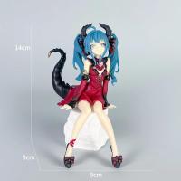 Figura De Acción Anime Hatsune Miku 14CM Muñeca De PVC Para Niños Y Coleccionistas Decoración De Escritorio Juguete Modelado - details 2