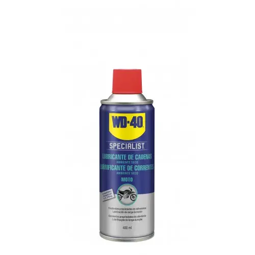 WD 40 Lubricante de Cadenas Motorbike Specialist 400ml - Protección Duradera para Moto - 1