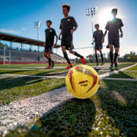 Aktive - Balón fútbol tamaño 5, cuero sintético resistente, costuras reforzadas y superficie optimizada, ideal para entrenamiento y partidos - details 1