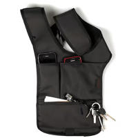 Bolsa De Cintura Oculta Para Hombre Estilo Neutro Con Soporte Para Auriculares Y Móvil Funda Táctica Para Deportes Y Viajes - details 3