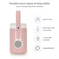 Calentador De Botella Para Bebé Portátil Con 3 Temperaturas Ajustables USB Calentador De Leche Para Viaje En Coche Seguro Y Ecológico Tamaño Medio - details 21