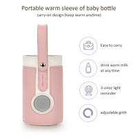 Calentador De Botella Para Bebé Portátil Con 3 Temperaturas Ajustables USB Calentador De Leche Para Viaje En Coche Seguro Y Ecológico Tamaño Medio - details 21