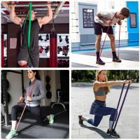 Banda Elástica De Entrenamiento De Fuerza Resistencia Latex Para Yoga Y Fitness Multiusos Aumento De Cuerpo Espesor Diferente Pack De 1/5 Piezas - details 6
