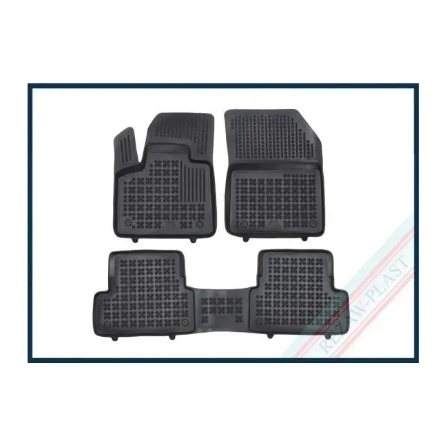 Rezaw Plast Alfombrilla caucho 3D premium  apto para Peugeot 3008 II 2020 - 2024 - 1