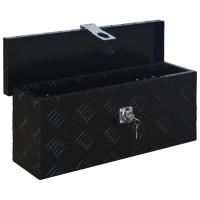 vidaXL Caja de aluminio 485x140x200 mm negra - details 4