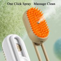 Cepillo De Pelo Eléctrico Con Vapor Para Mascotas Cepillo De Peine Para Gatos Masaje Y Acondicionamiento De Pelo - details 4