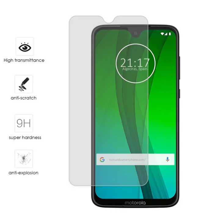 Tumundosmartphone Protector Cristal Templado para Motorola Moto G7 / G7 Plus Vidrio - 1
