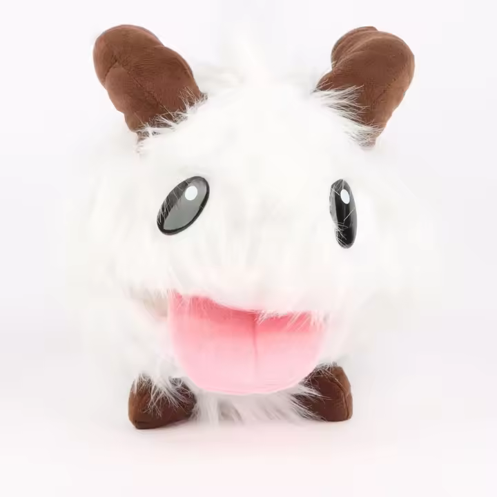 Muñeco De Peluche Kawaii 30cm De League of Legends Poro Blanco Juguete De Dibujos Animados Para Niños Regalo De Cumpleaños - 1