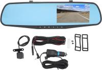 Cámara de tablero dual, Cámara de tablero con Espejo de 4,3 pulgadas 1080P HD Monitor de estacionamiento antideslabrante - details 4