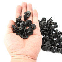 50Pcs Clip De Fijación Rápida Para Peugeot Y Citroen Tornillo De Parachoques Y Guardabarros Clip Negro De Plástico Retenedor De Panel - details 4