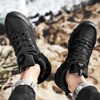 Zapatos De Senderismo Para Hombre HIKEUP No Esmerilados Transpirables Resistentes Al Desgaste Impermeables Para Escalada Y Turismo En Montañas - details 21