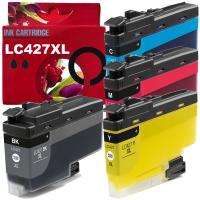 Brother LC427XL pack 4 cartuchos de tinta compatible con LC427XLBK LC427XLC LC427XLM LC427XLY - details 0