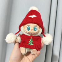 Muñeca De Peluche Miniatura Labubu I Y II 17cm Ropa De Muñeca Coreana Kpop Exo Accesorios DIY Vestido Rosa Regalo Estilo Nuevo - details 6