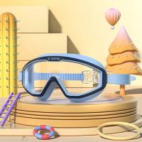 Gafas de natación para niños con montura grande, impermeables y antivaho, HD, para juegos acuáticos y rafting, equipamiento para exteriores, cómodas y a la moda, diseño de dibujos animados. - details 12