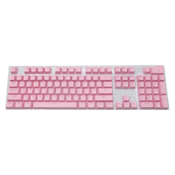 104pcs Keycaps De Teclado Mecánico Universal Ergonómicos Blank Para Reemplazo En Teclados Cherry MX Y Retroiluminación - 1
