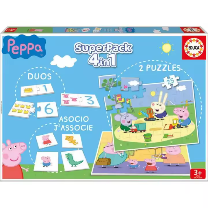 Juego Educativo Superpack Peppa Pig Educa 16229 - 1