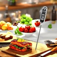 Termómetro Digital Para Alimentos Con Pantalla LCD Y Probar Para Carne Y Bebidas Lectura En Tiempo Real Electrodoméstico De Cocina - details 3
