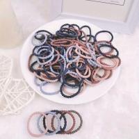 100pcs Bandas De Cabello De Goma Para Mujer Accesorios Coreanos De Cabello Anillos Elásticos Para Atar El Cabello No Dañinas Para El Cabello - details 2