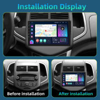 Podofo Radio de coche Android 2 Din para Chevrolet Aveo 2011 2012 2013 Carplay 8+128GB AI Voice WIFI+4G DSP GPS Navegación Multimedia Reproductor de Video - details 1