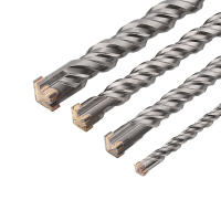 Broca De Masonería 260mm SDS plus Con Embozo De Acero Tungsteno Carburo Para Martillo Eléctrico Punta Cruzada Varios Tamaños Disponibles - details 2