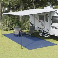 vidaXL Alfombrilla de camping 6x2,5 m Color Azul,  Crema,  Antracita y mas - details 0
