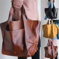 Bolso De Hombro Para Mujer Multifuncional De Gran Capacidad En PU Suave Estilo Retro Bolso De Compras Grande De Lujo Diseñador Bolso Tote Casual - details 4