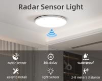Lámpara De Techo LED Con Sensor De Movimiento IP44 Impermeable 220V 20W/30W Para Sala De Estar Pasillos Corredores Iluminación Moderna - details 0