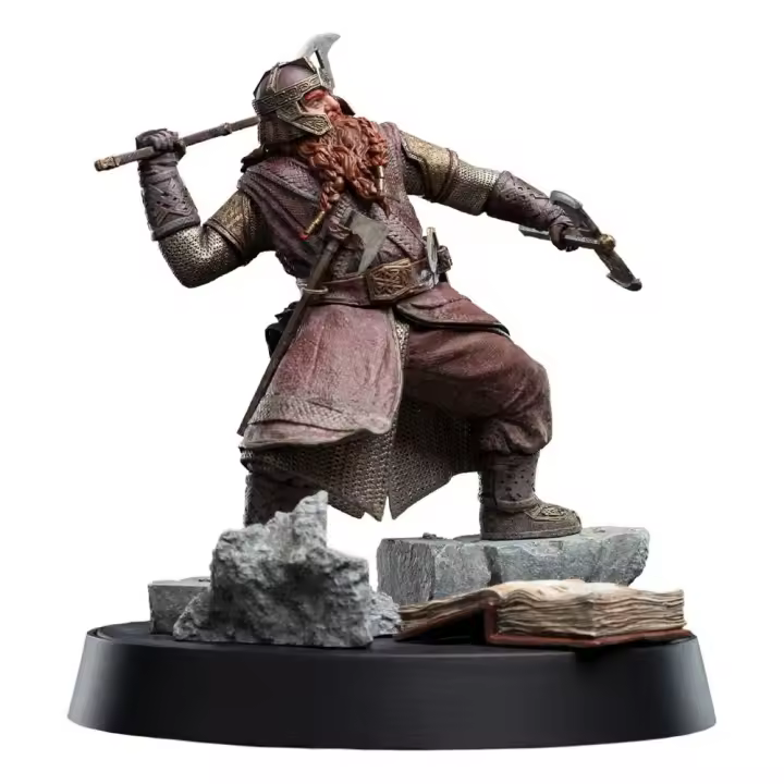 El señor de los anillos figures of fandom estatua pvc gimli 19 cm - 1