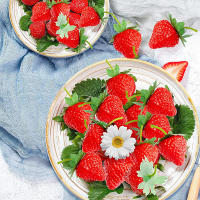 10pcs Frutas Artificiales Fresa Artificial Decoración De Hogar Y Fotografía Prop De Navidad Material Plástico Tamaño 1.26cm - details 4